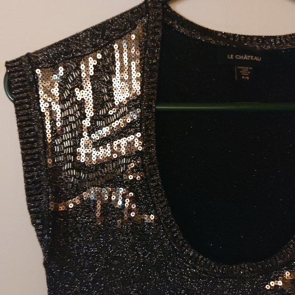Le Chateau Sequin Beaded Dress - Picture 5 of 7
